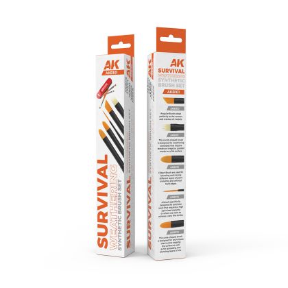 SURVIVAL WEATHERING BRUSHES SET