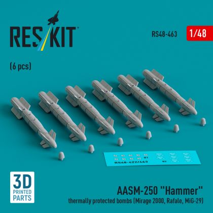1:48 AASM-250 Hammer thermally protected bombs (6 pcs)