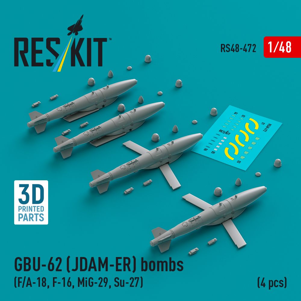 1:48 GBU-62 (JDAM-ER) bombs (4 pcs)