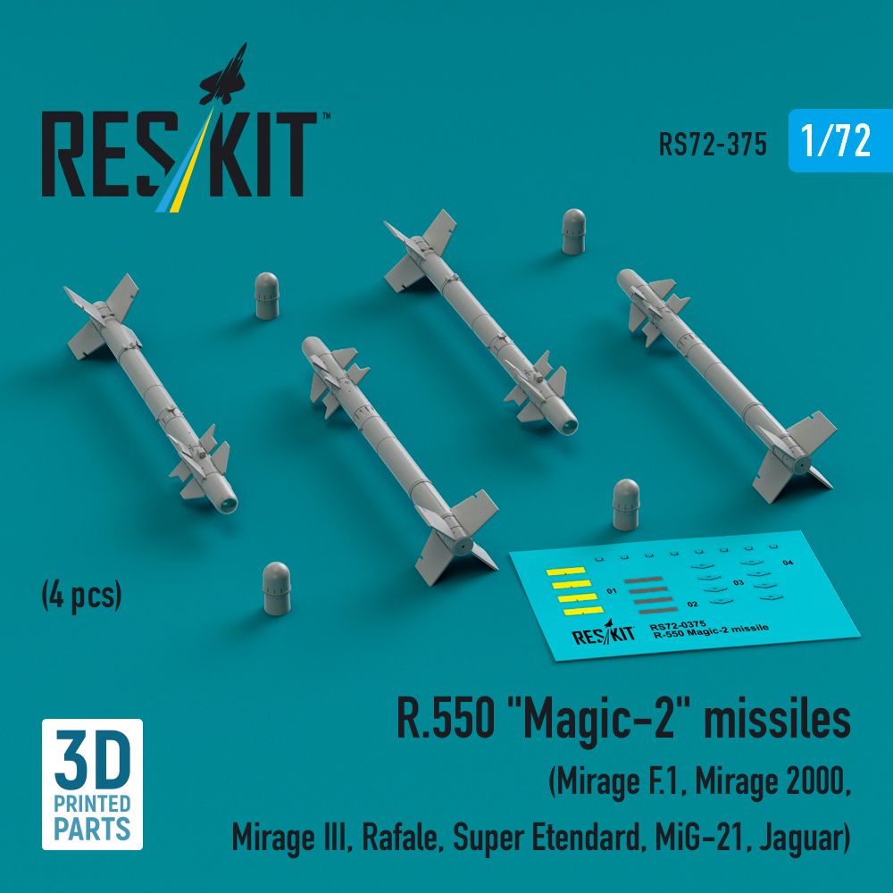 1:72 R.550 Magic-2 missiles (4 pcs)