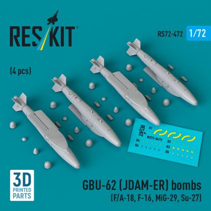 1:72 GBU-62 (JDAM-ER) bombs (4 pcs)