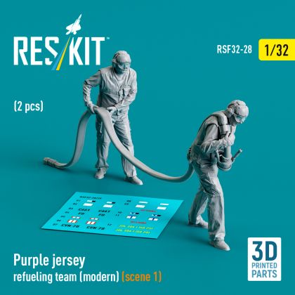1:32 Purple jersey refueling team (modern) (scene 1) (2 pcs)