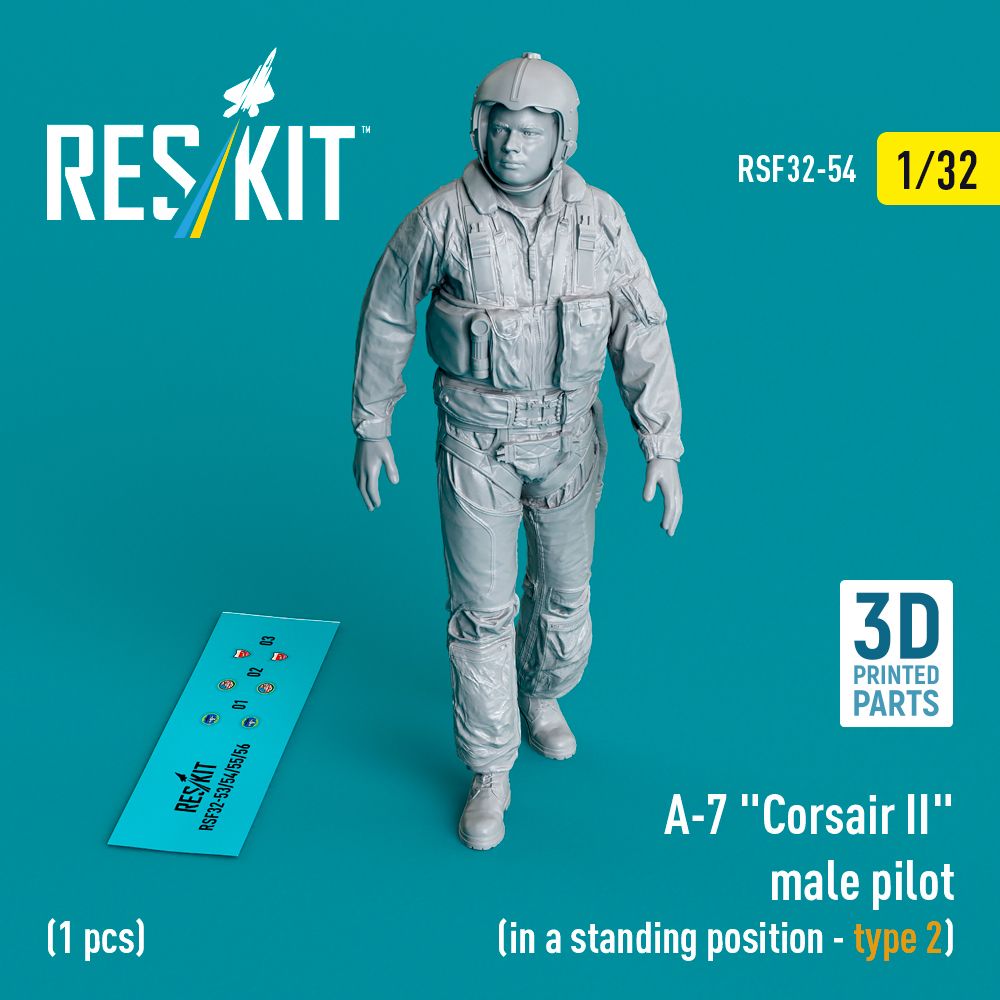 1:32 LTV A-7D/A-7E Corsair II male pilot (in a standing position - type 2) (1 pcs) 