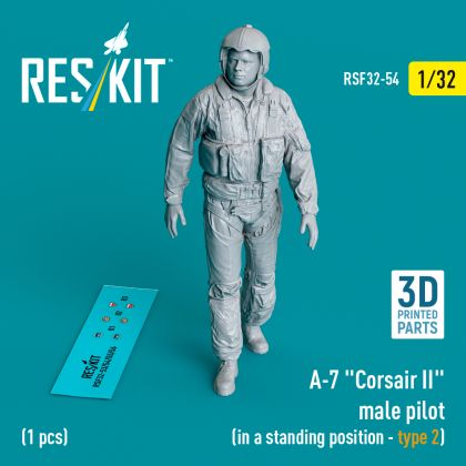 1:32 LTV A-7D/A-7E Corsair II male pilot (in a standing position - type 2) (1 pcs) 