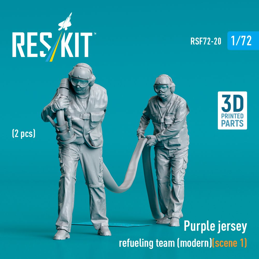 1:72 Purple jersey refueling team (modern) (scene 1) (2 pcs)