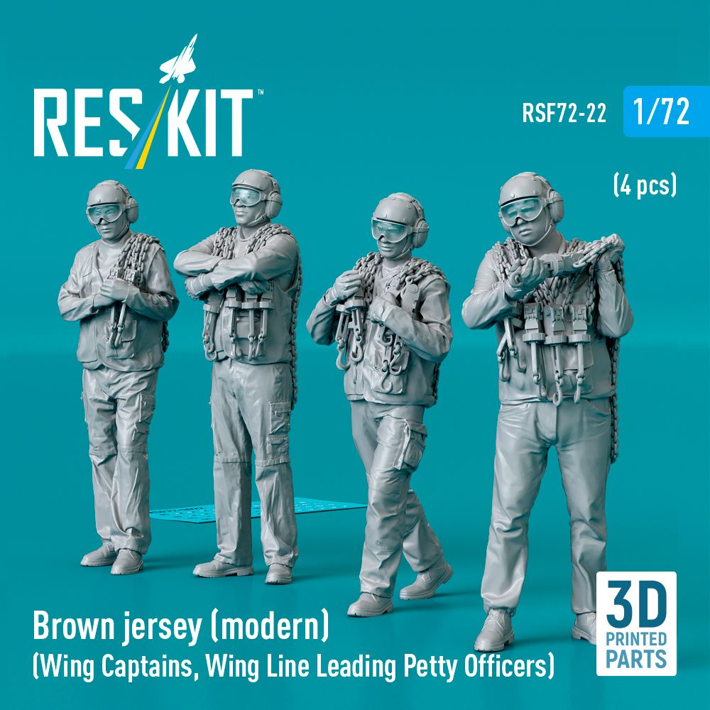 1:72 Brown jersey (modern) (Wing Captains, Wing Line Leading Petty Officers) (4 pcs)