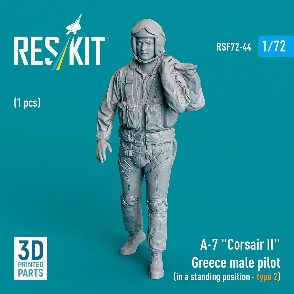1:72 LTV A-7B/A-7D/A-7E Corsair II Greece male pilot (in a standing position - type 2) (1 pcs)