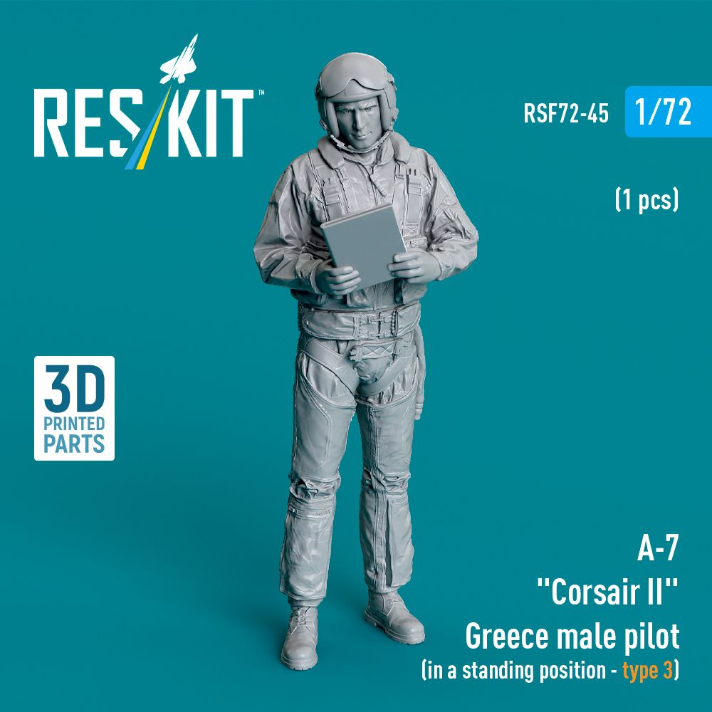 1:72 LTV A-7B/A-7D/A-7E Corsair II Greece male pilot (in a standing position - type 3) (1 pcs)