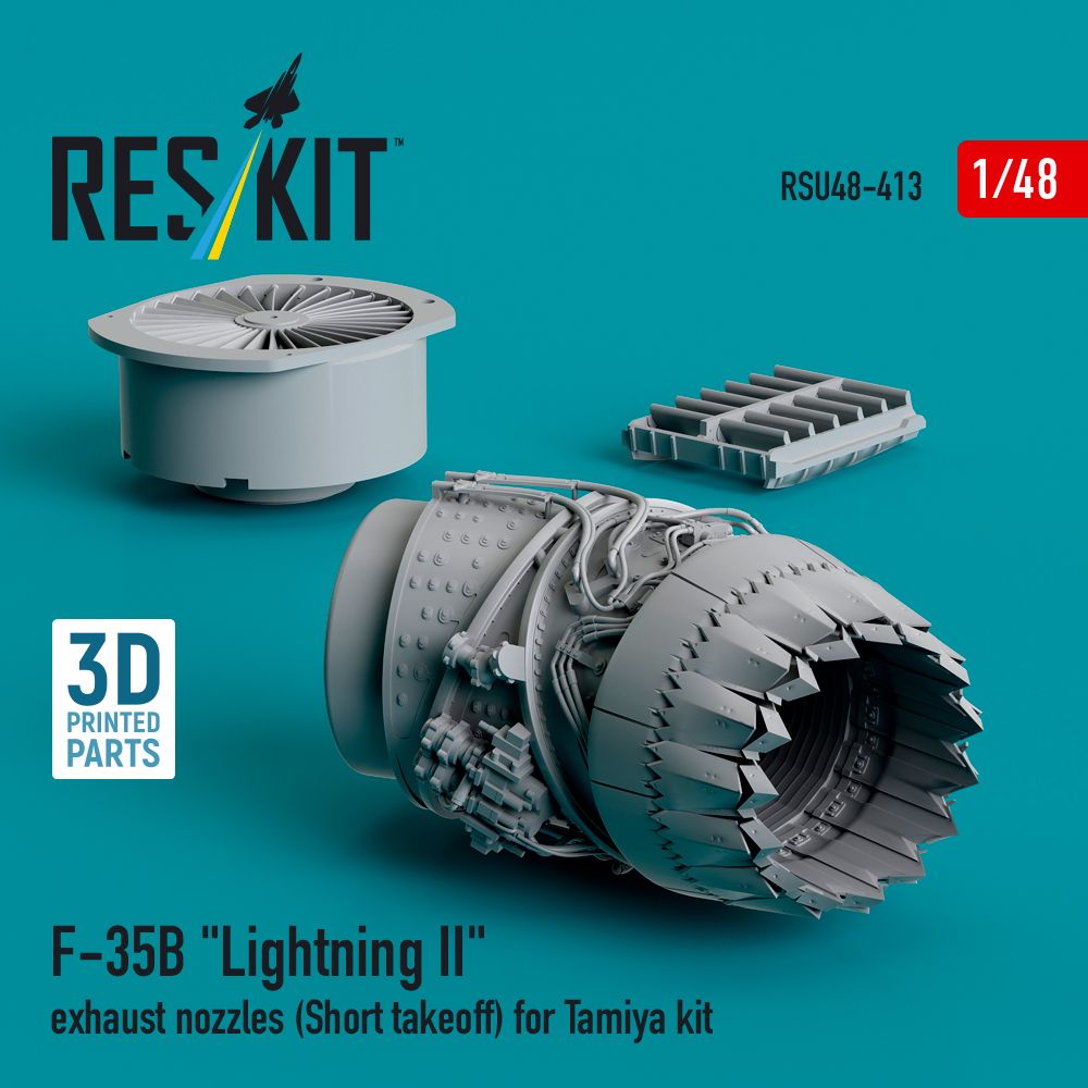 1:48 F-35B Lightning II - exhaust nozzle (Short takeoff)
