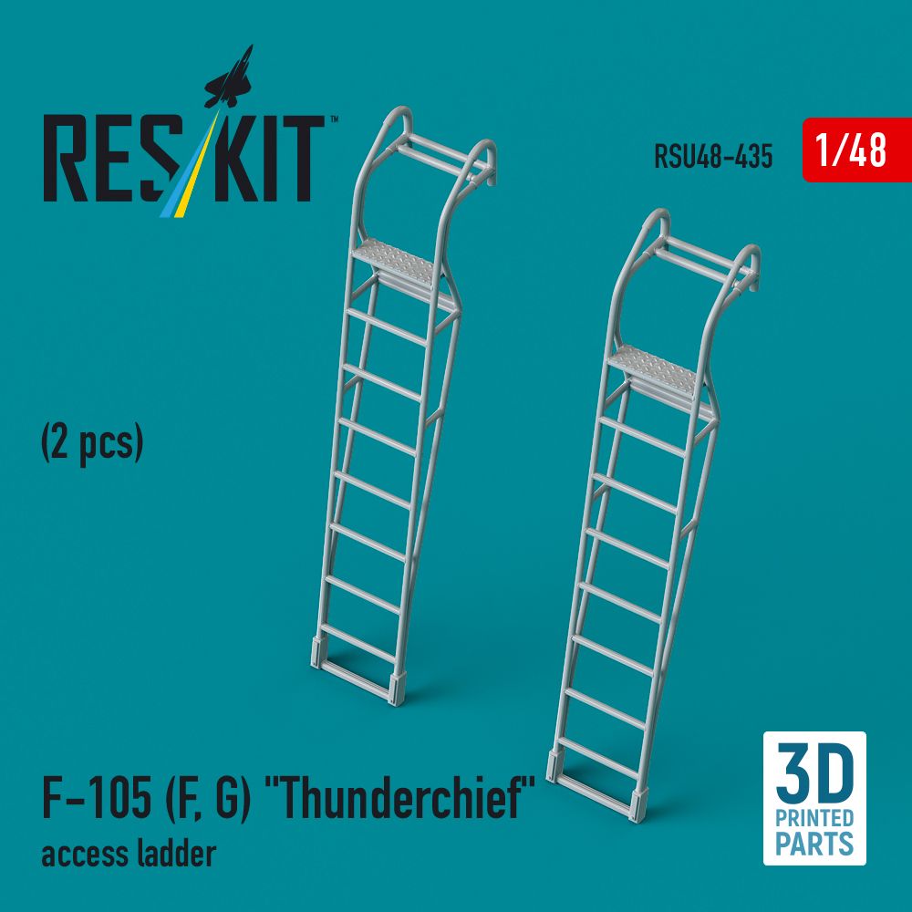 1:48 Republic F-105F/F-105G Thunderchief access ladders (2 pcs)