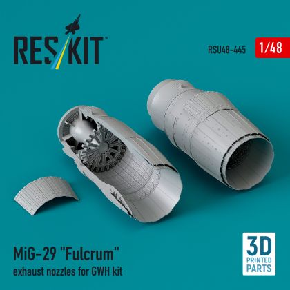 1:48 MiG-29 Fulcrum exhaust nozzles for GWH kit