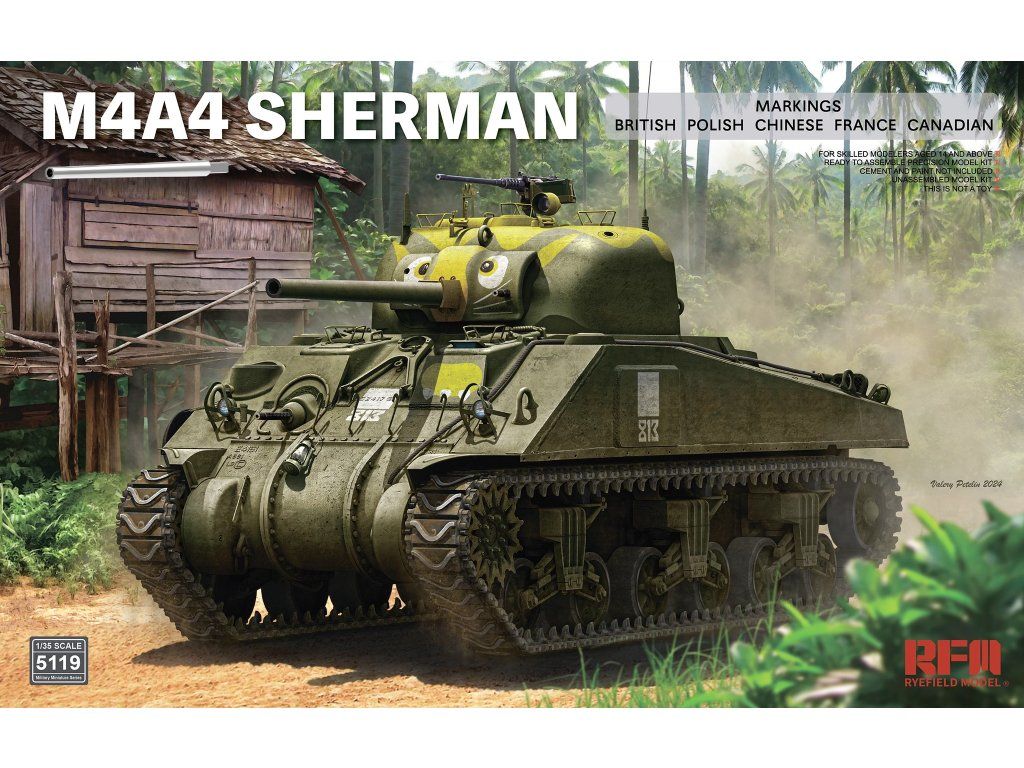 1:35 M4 A4 Sherman