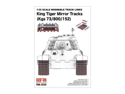 1:35 King Tiger Mirror Tracks (Kgs 73/800/152)