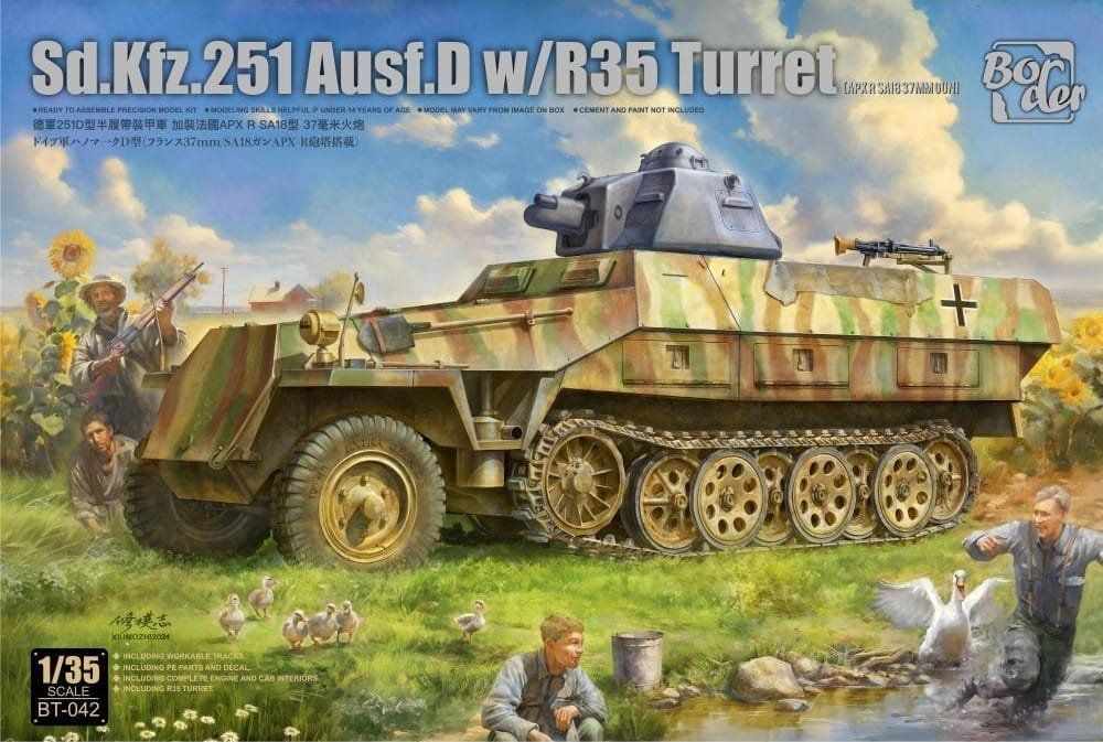 1:35 Sd.Kfz.251 Ausf.D With R35 Turret