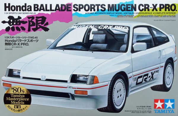 1:24 Honda Ballade Sports Mugen CR-X Pro