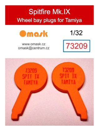 1:32 Spitfire Mk.IX wheel bay plugs (for Tamiya)