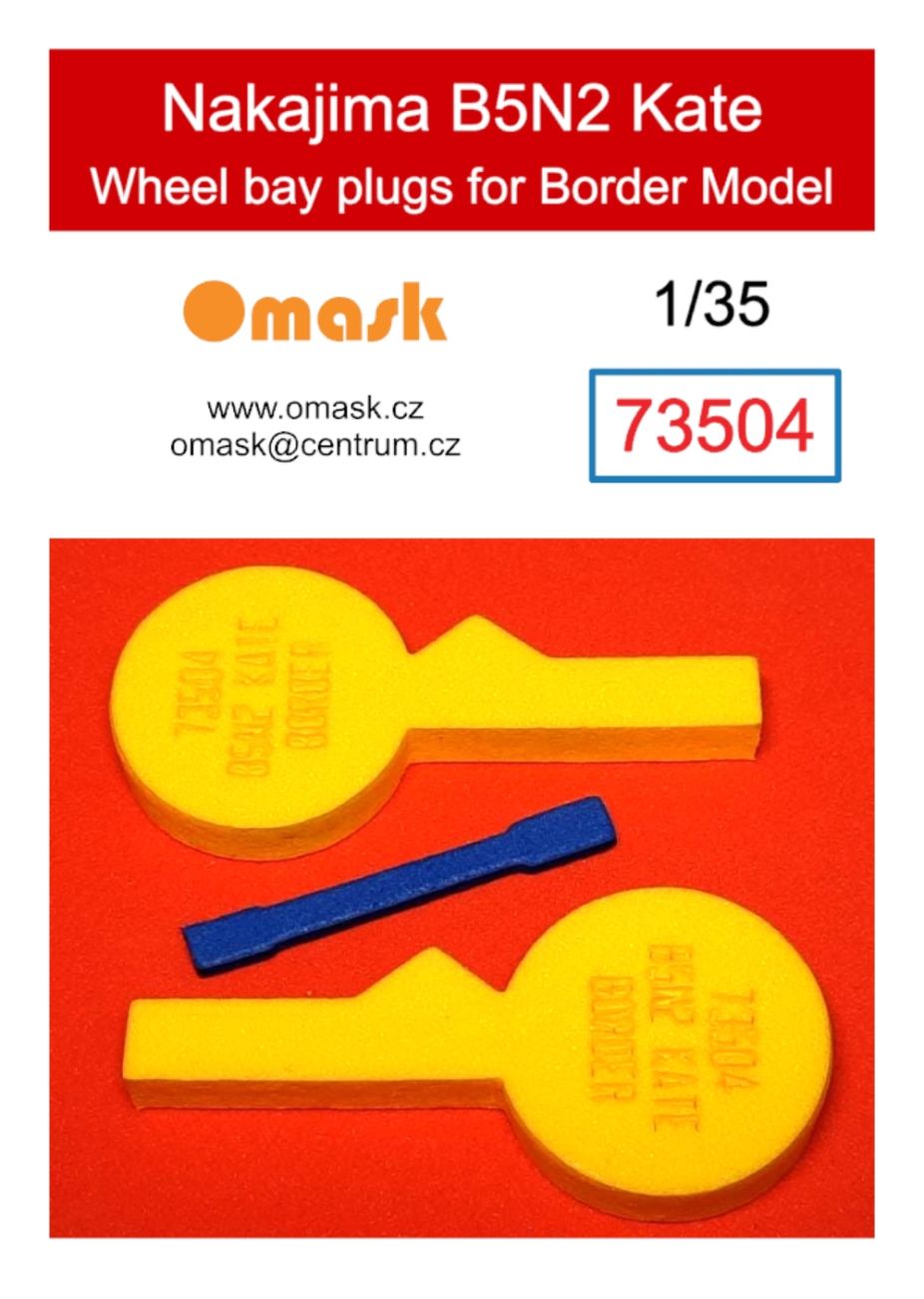 1:35 Nakajima B5N2 Kate wheel bay plugs (for Border Model)