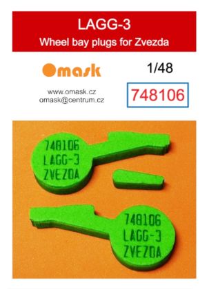 1:48 LAGG-3 wheel bay plugs (for Zvezda)