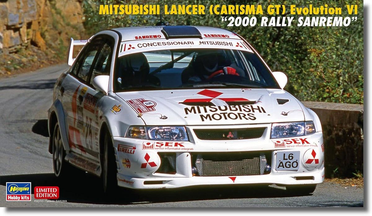 1:24 Mitsubishi Lancer (Charisma GT) Evolution VI 2000 Rally Sanremo (Car)
