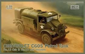 1:35 Chevrolet C60S Petrol Tank No.13 Cab and No.12 Cab versions