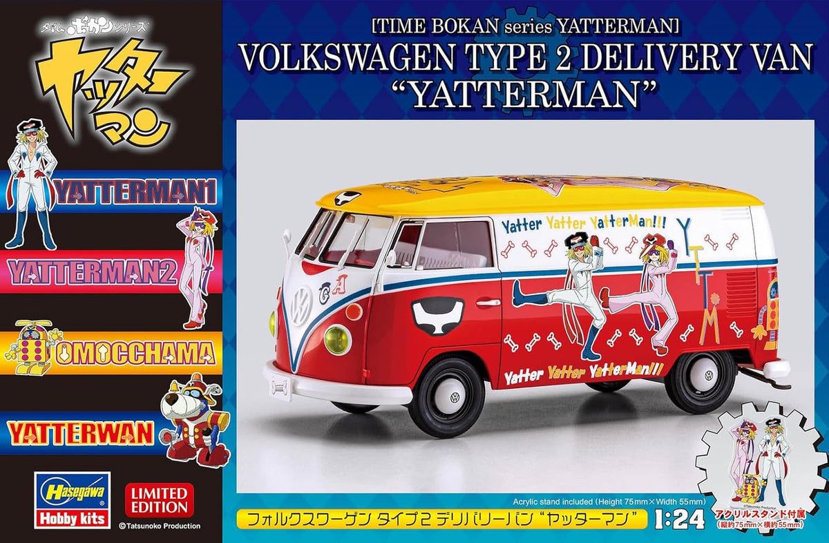 1:24 Time Bokan Series Yatterman Volkswagen Type 2 Delivery Van Yatterman