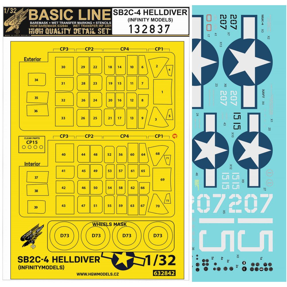 1:32 SB2C-4 HELLDIVER (Infinity Models) - Basic Line