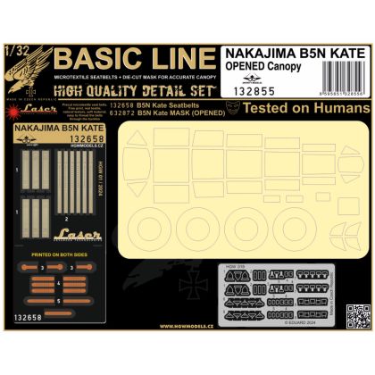 1:32 Nakajima B5N Kate (OPENED CANOPY) - Basic Line