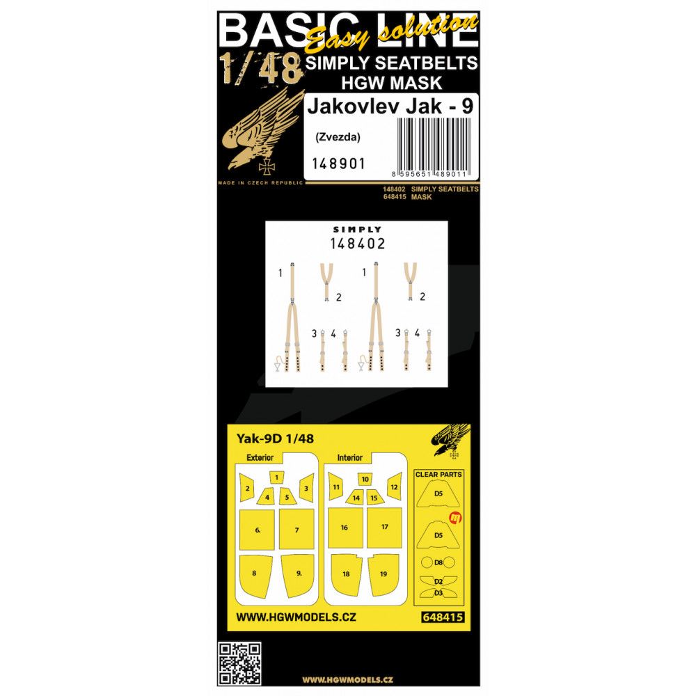 1:48 Jakovlev Jak-9 - Basic Line