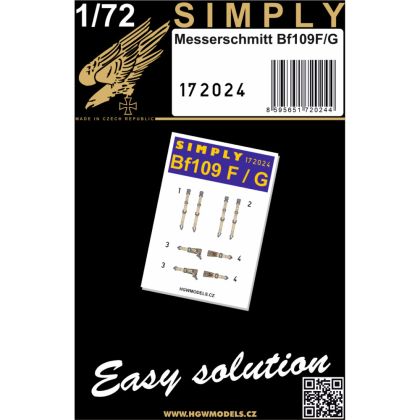 1:72 Bf109F/G - Seatbelts 