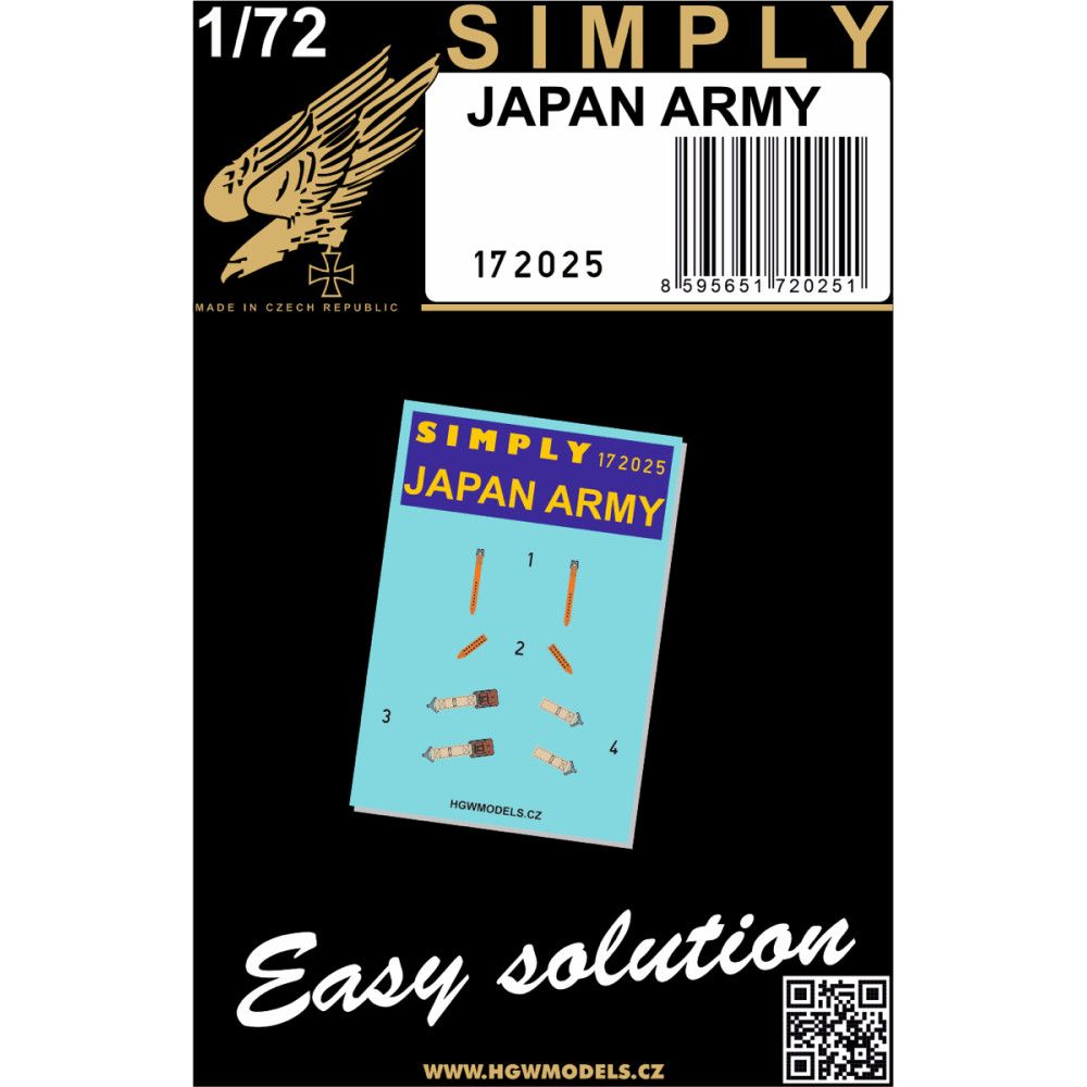 1:72 Japan Army - Seatbelts