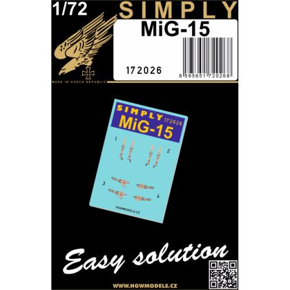 1:72 MiG-15 - Seatbelts