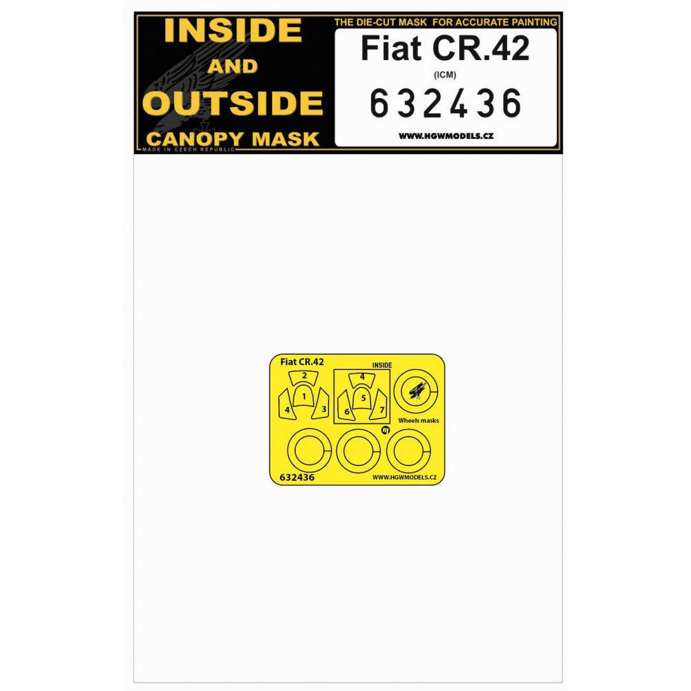 1:32 Fiat CR.42 - Masks
