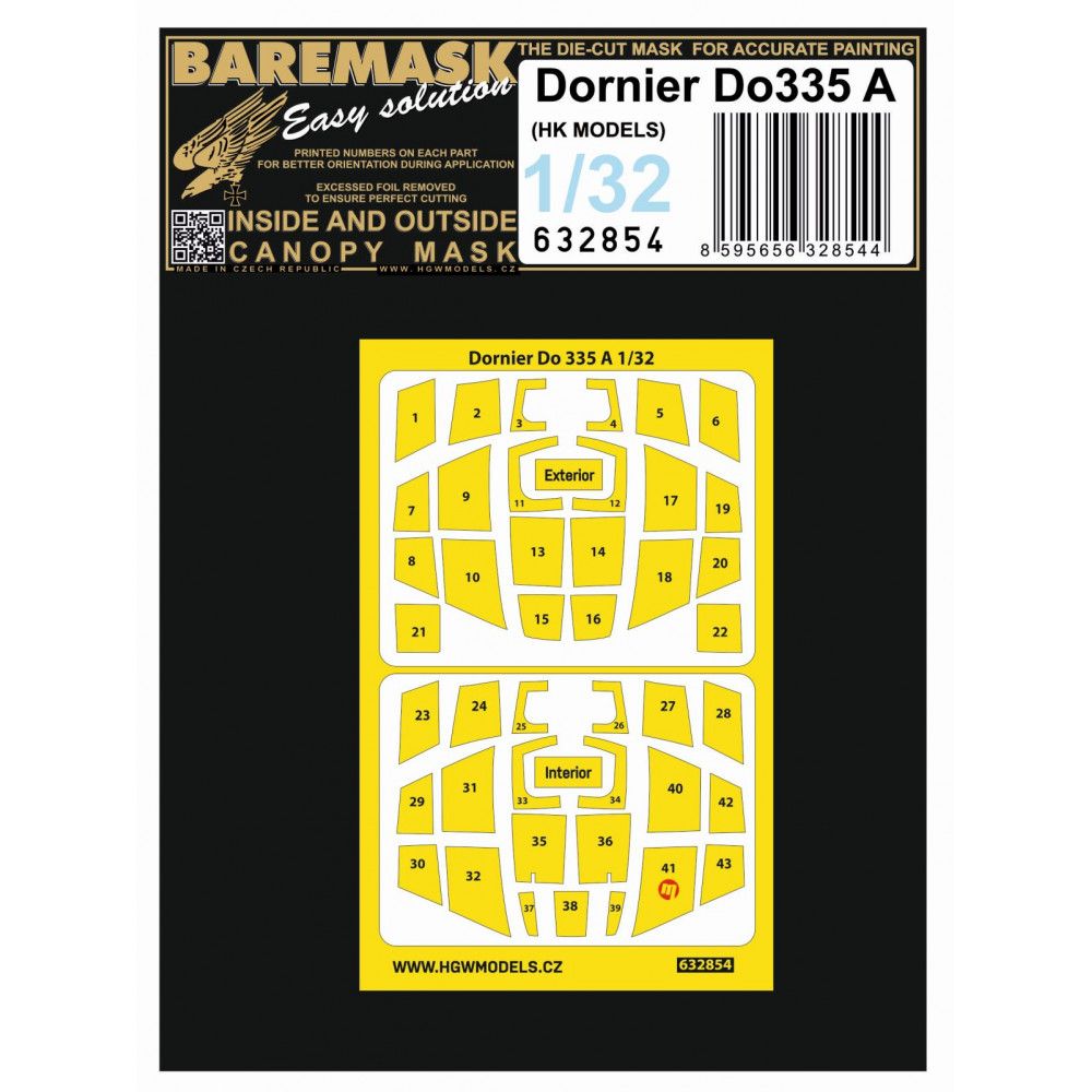 1:32 Dornier Do 335A - Masks
