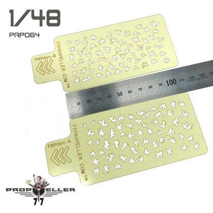 1:48 Italian aircraft camouflage airbrush template __2 Pieces _NO. 1