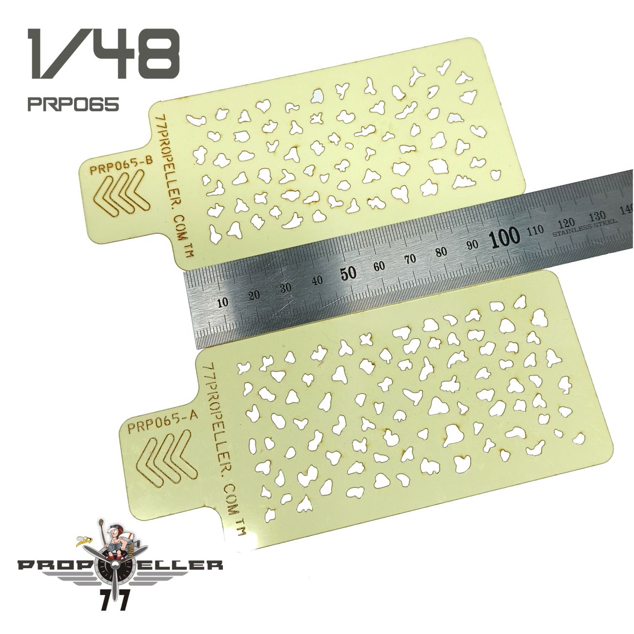 1:48 Italian aircraft camouflage airbrush template __2 Pieces _NO. 2