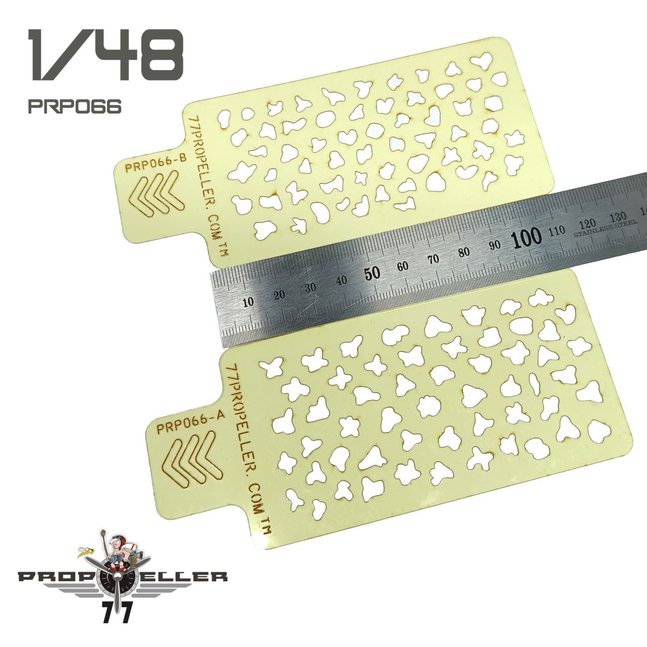 1:48 Italian aircraft camouflage airbrush template __2 Pieces _NO. 3