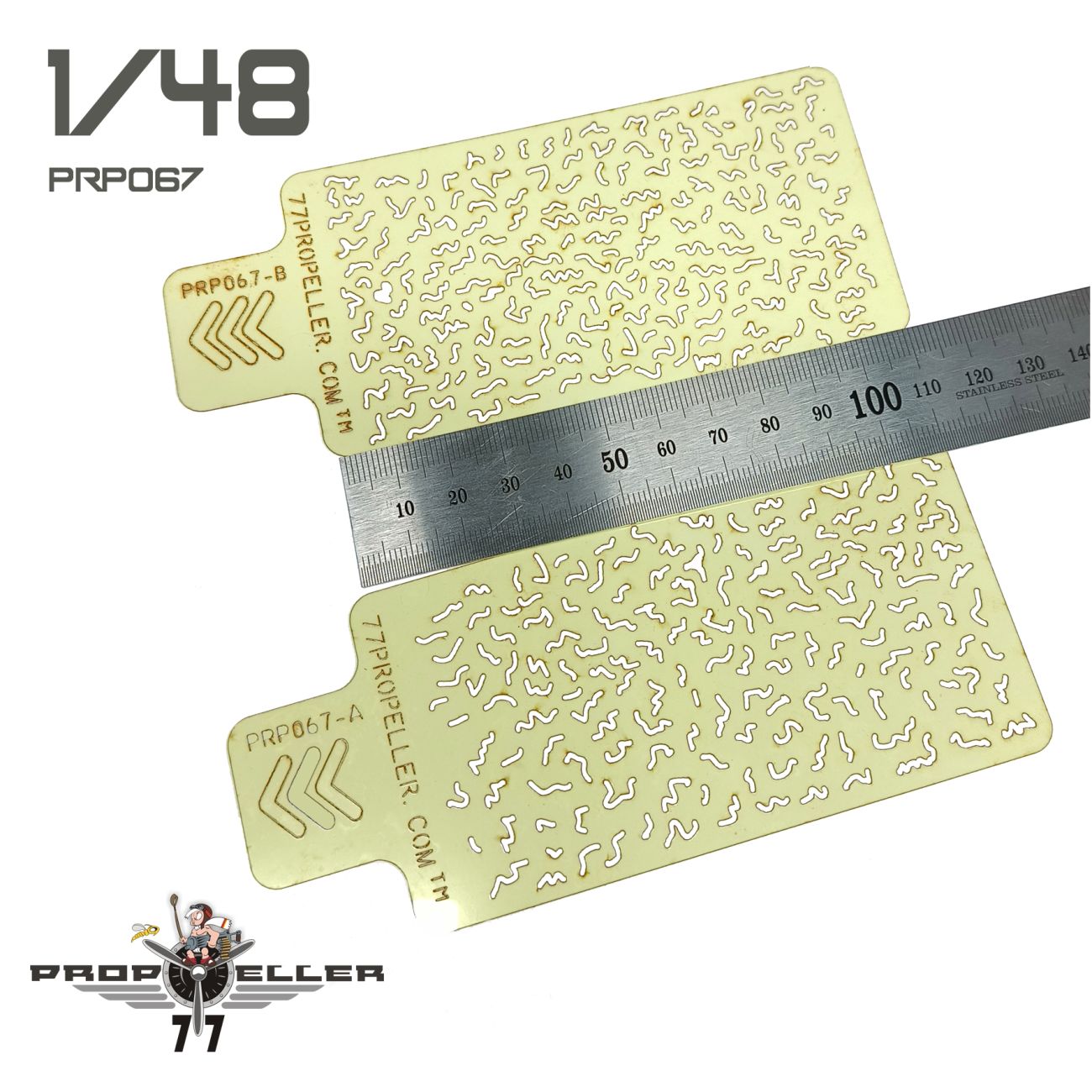 1:48 Italian aircraft camouflage airbrush template __2 Pieces _NO. 4