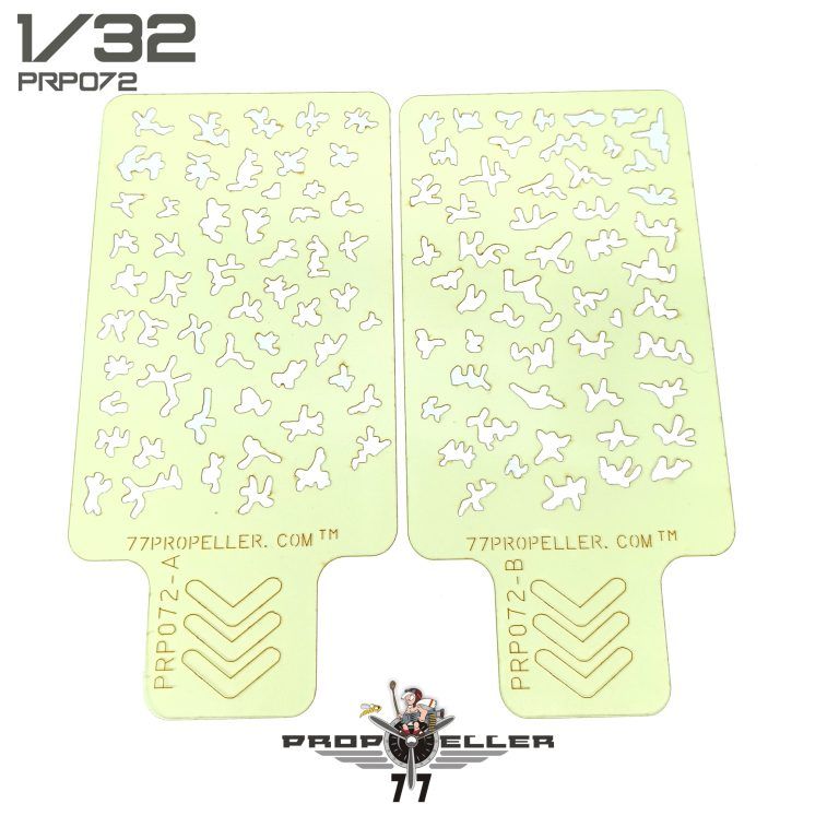 1:32 Italian aircraft camouflage airbrush template _2 Pieces _NO. 1