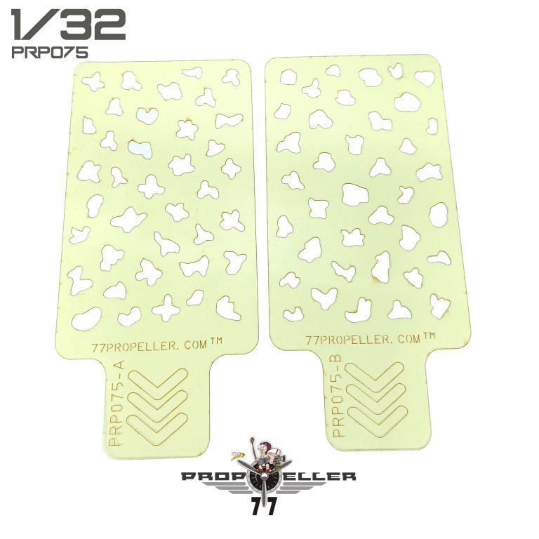 1:32 Italian aircraft camouflage airbrush template _2 Pieces _NO. 4