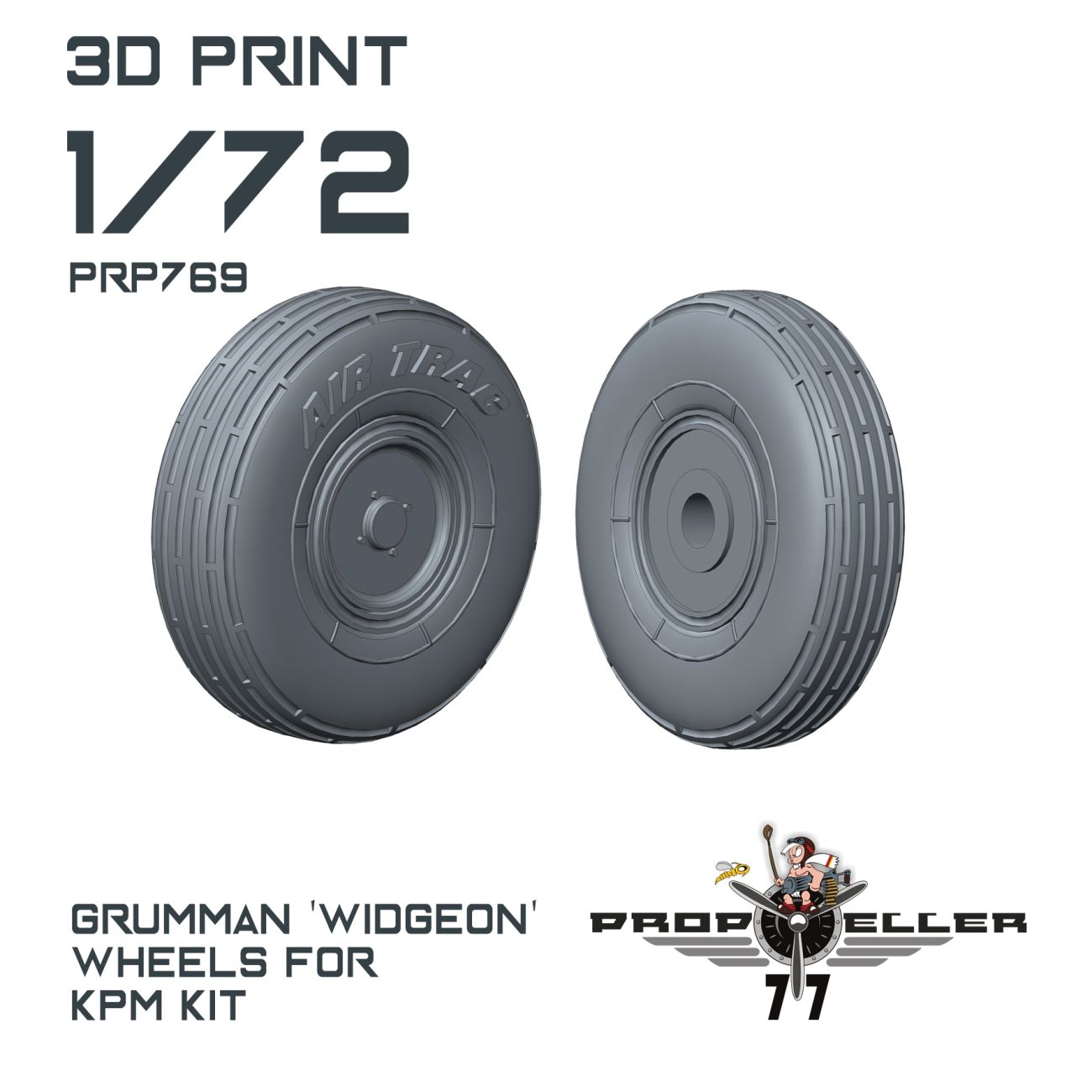 1:72 GRUMAN WIDGEON wheels for KPM kit