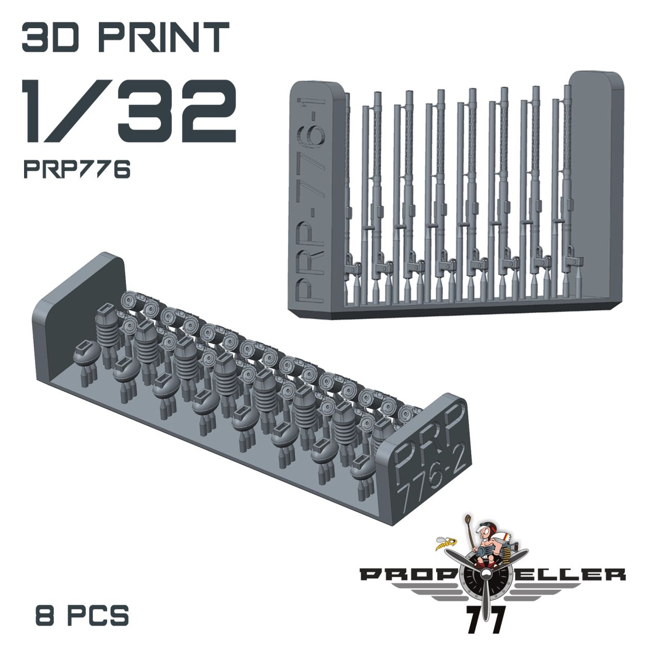 1:32 MG-15 8 Pieces