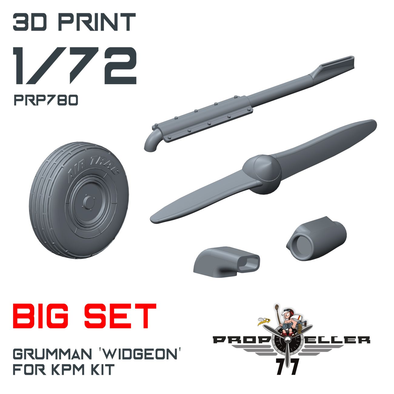 1:72 GRUMAN WIDGEON BIG SET for KPM kit