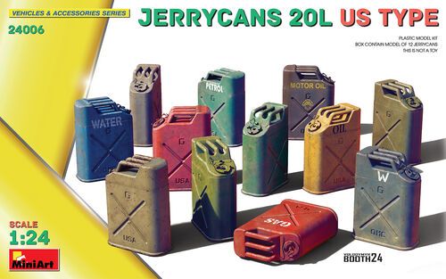 1:24 JERRYCANS 20L US TYPE
