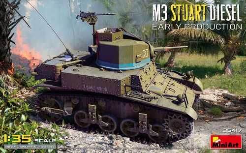 1:35 M3 STUART DIESEL. EARLY PRODUCTION