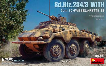 1:35 Sd.Kfz.234/3 WITH 2cm SCHWEBELAFETTE 38
