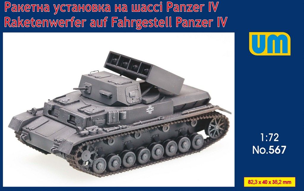 1:72 Raketenwerfer Auf Fahrgestell Panzer IV