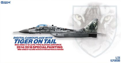 1:72 MiG-29AS Slovak Air Force 2014/2016 Special Painting /w New Tool 3D printed parts