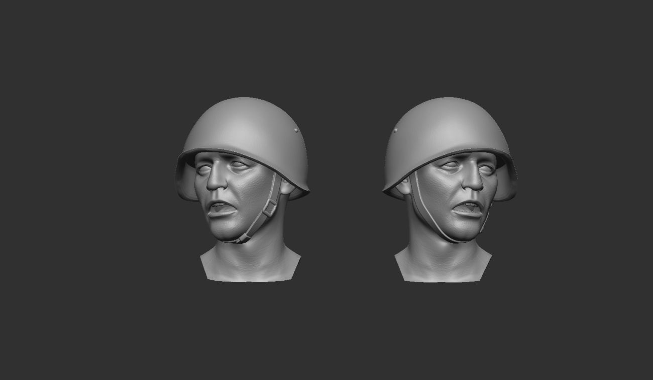 1:16 Headers with helmet SSh-39/40