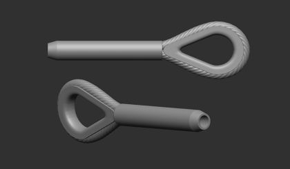 1:16 Towing Cable End - German Army WW2