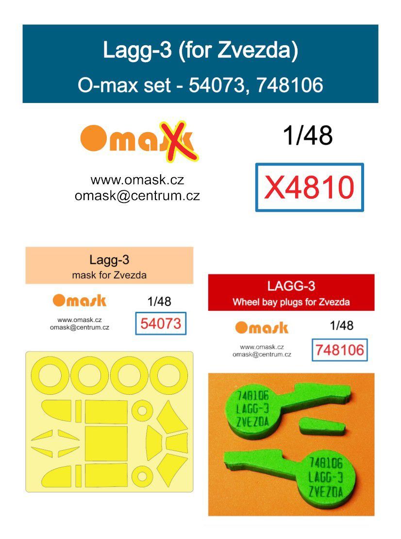 1:48 Lagg-3 O-max set (for Zvezda)